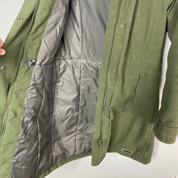Merrell SelectXdry green long winter jacket hooded - Picture 3 of 9